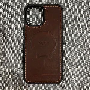 Pad & Quill LeatherSafe™ iPhone 12 Pro Max Case - Chestnut Color